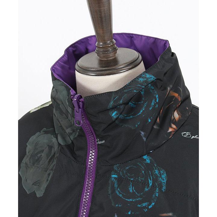 SALE セール グリムクラップ GLIMCLAP 3M fake-down floral-patterned fabric reversible jacket_10