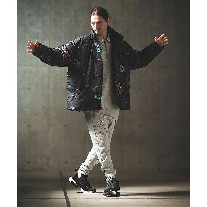 SALE セール グリムクラップ GLIMCLAP 3M fake-down floral-patterned fabric reversible jacket_13