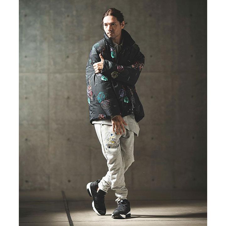 SALE セール グリムクラップ GLIMCLAP 3M fake-down floral-patterned fabric reversible jacket_14