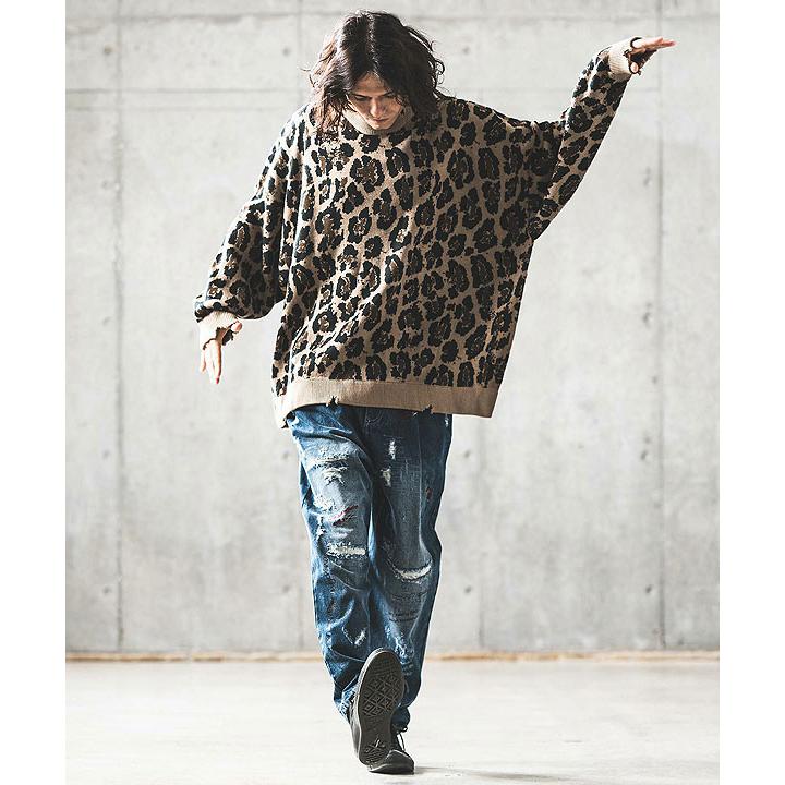 GLIMCLAP SALE セール グリムクラップ セーター GLIMCLAP Leopard