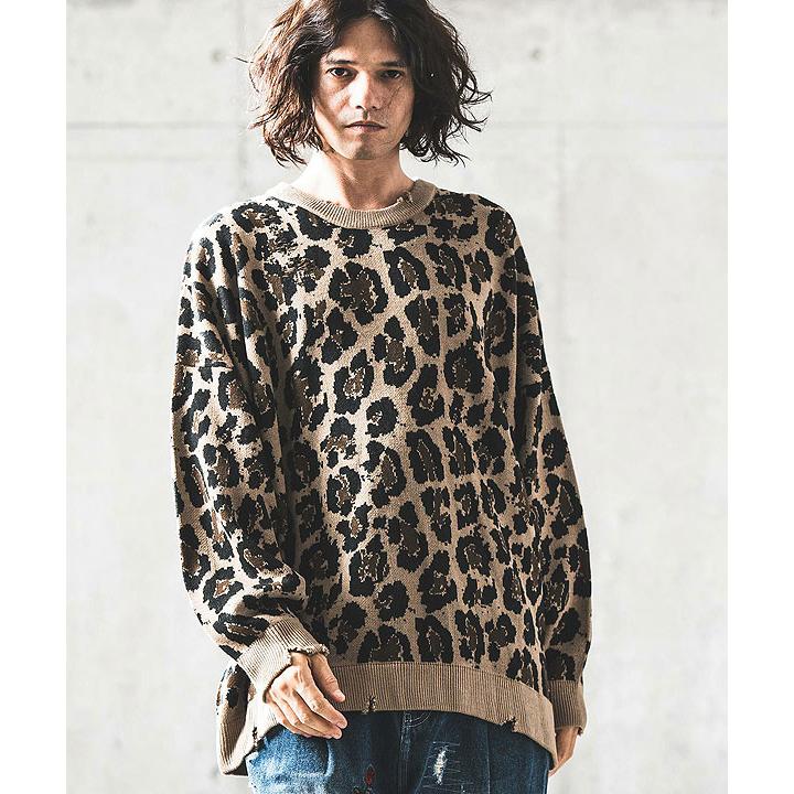 GLIMCLAP SALE セール グリムクラップ セーター GLIMCLAP Leopard