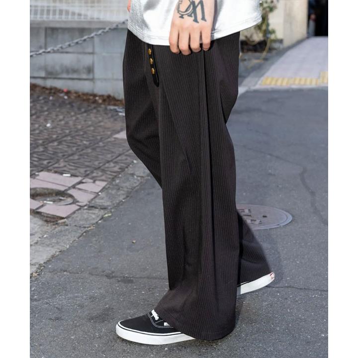 Subciety（サブサエティ） パンツ SUBCIETY Cross tuck slacks