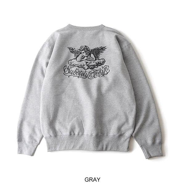SALE セール サブサエティ スウェット SUBCIETY Angevil sweatshirt subciety メンズ トレーナー クルーネックスウェット 裏起毛_7