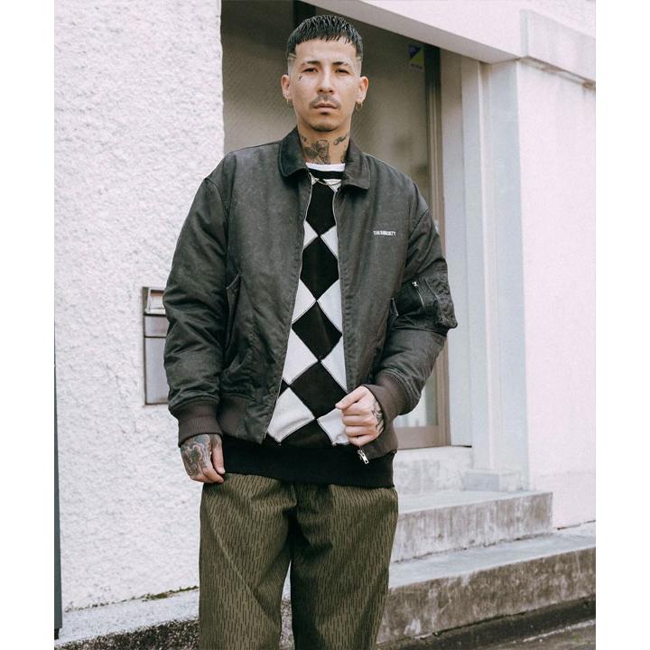 サブサエティ ジャケット SUBCIETY CWU-36P subciety メンズ ブルゾン 中綿ジャケット ミリタリージャケット 送料無料 ストリートの画像