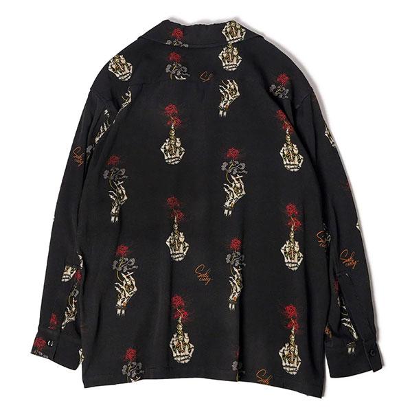 Subciety（サブサエティ） シャツ SUBCIETY Spider lily aloha shirt