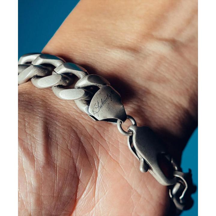 Subciety（サブサエティ） ブレスレット SUBCIETY Curb chain bracelet