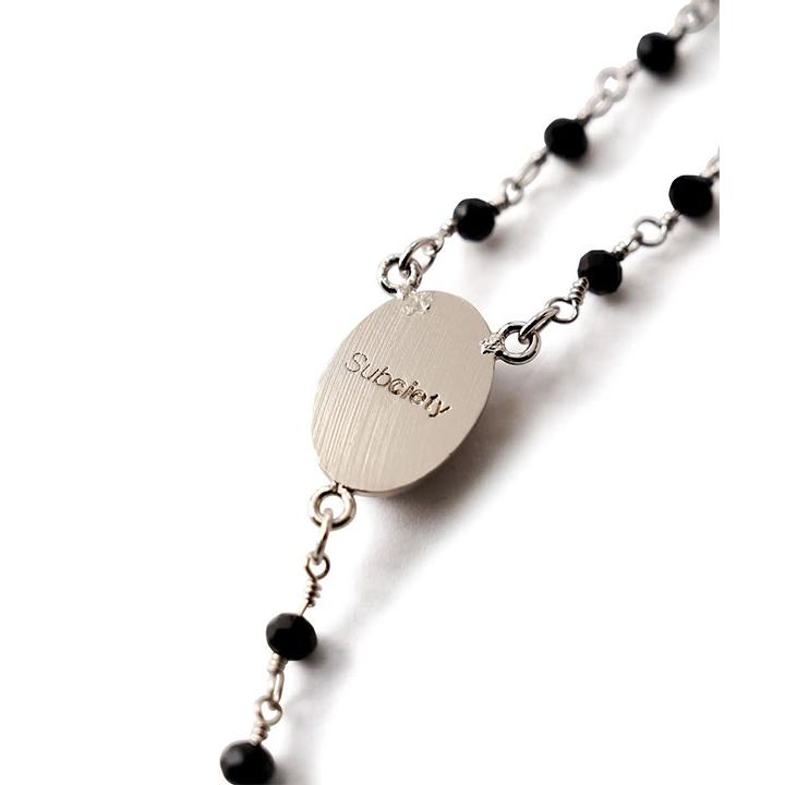 サブサエティ ネックレス SUBCIETY Rosary necklace subciety メンズ ロザリオ ビーズ チェーン 送料無料 ストリート