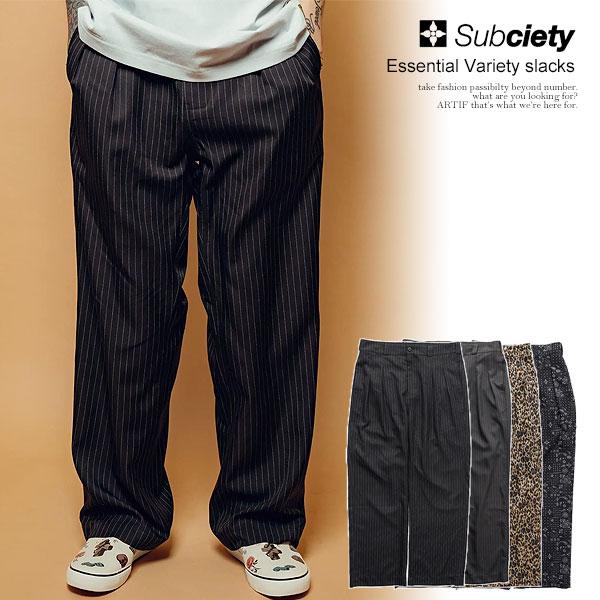 Subciety（サブサエティ） パンツ SUBCIETY Essential Variety slacks