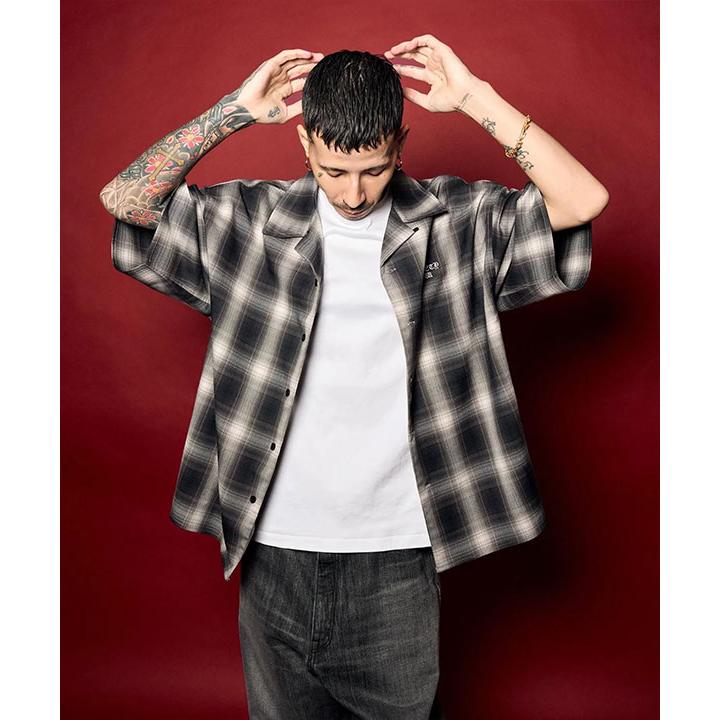 Subciety（サブサエティ） シャツ SUBCIETY Ombre check shirt メンズ