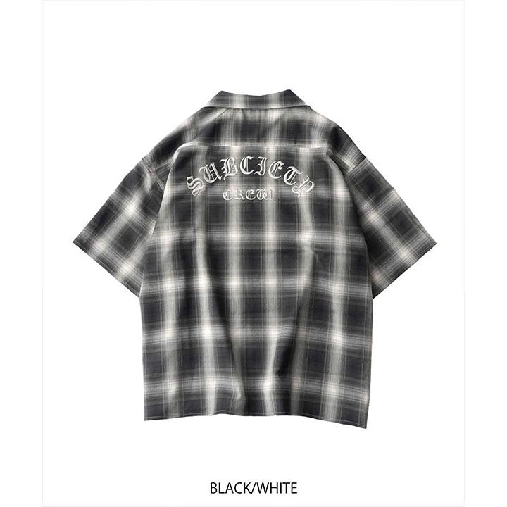Subciety（サブサエティ） シャツ SUBCIETY Ombre check shirt メンズ