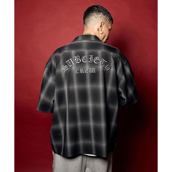 Subciety（サブサエティ） シャツ SUBCIETY Ombre check shirt メンズ