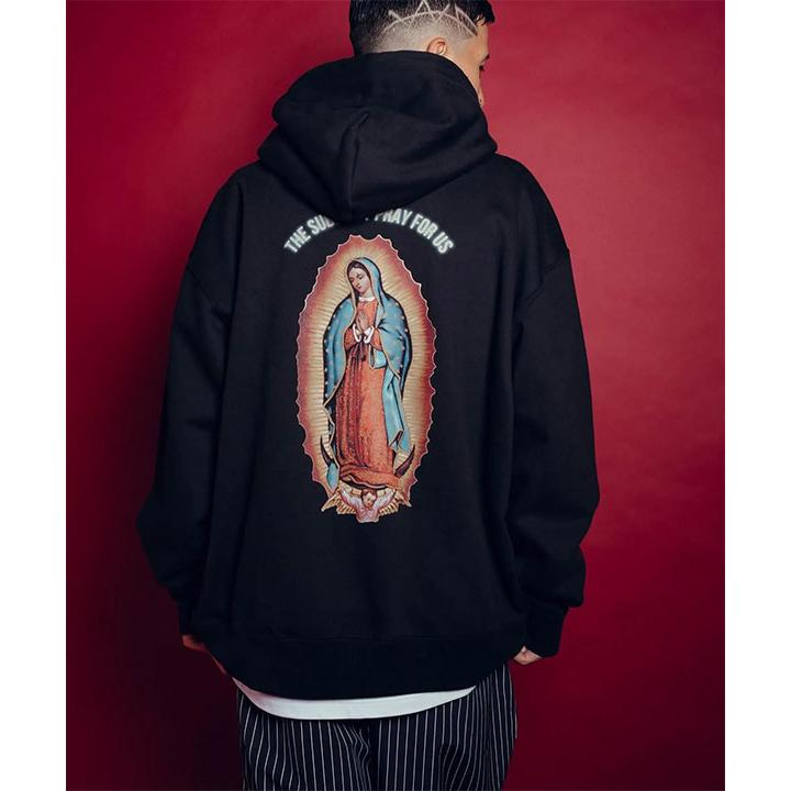 サブサエティ パーカー SUBCIETY Guadalupe zip hoodie subciety メンズ ジップパーカー スウェット ヘビーウェイト 裏起毛 送料無料