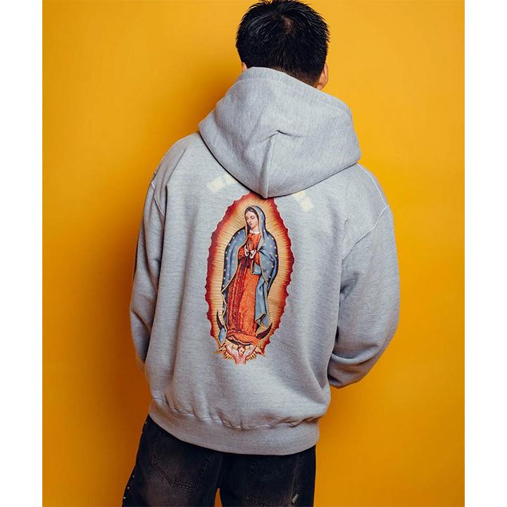 サブサエティ パーカー SUBCIETY Guadalupe zip hoodie subciety メンズ ジップパーカー スウェット ヘビーウェイト 裏起毛 送料無料