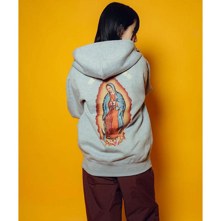 サブサエティ パーカー SUBCIETY Guadalupe zip hoodie subciety メンズ ジップパーカー スウェット ヘビーウェイト 裏起毛 送料無料