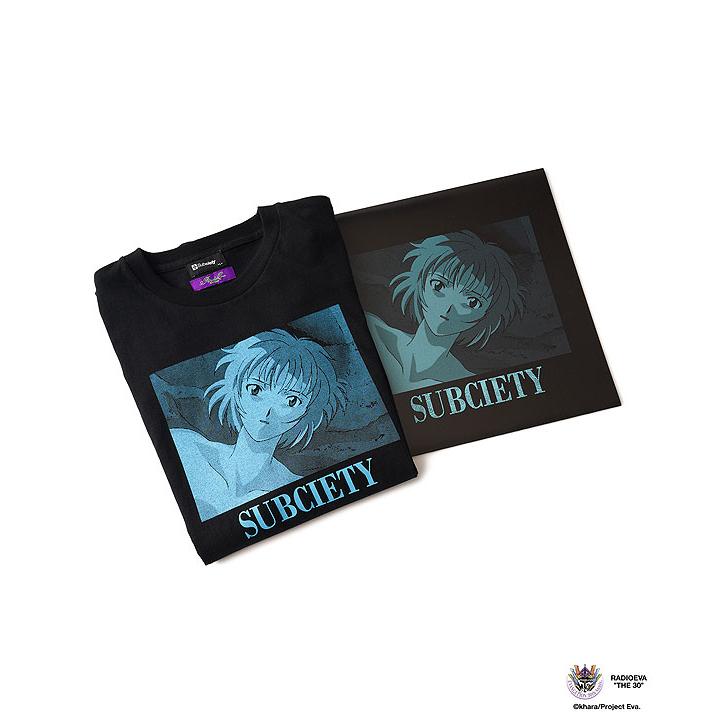Subciety（サブサエティ） EVANGELION × Tシャツ SUBCIETY DISC7 (REI