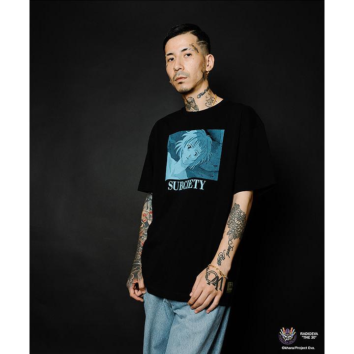Subciety（サブサエティ） EVANGELION × Tシャツ SUBCIETY DISC7 (REI