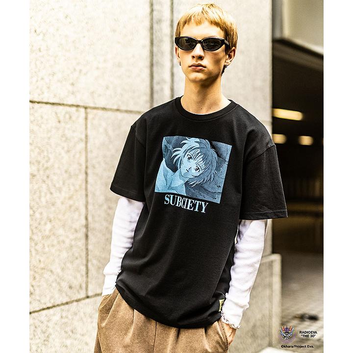 Subciety（サブサエティ） EVANGELION × Tシャツ SUBCIETY DISC7 (REI
