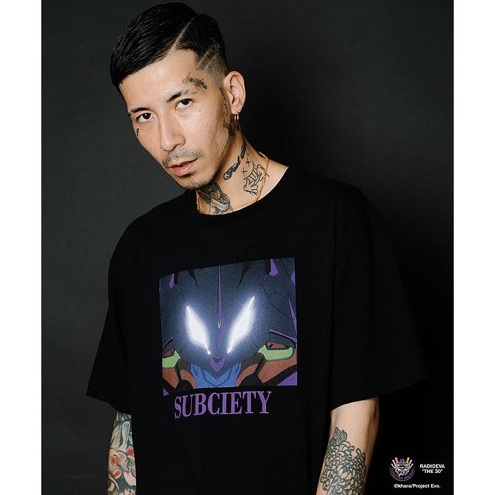 Subciety（サブサエティ） EVANGELION × Tシャツ SUBCIETY DISC8