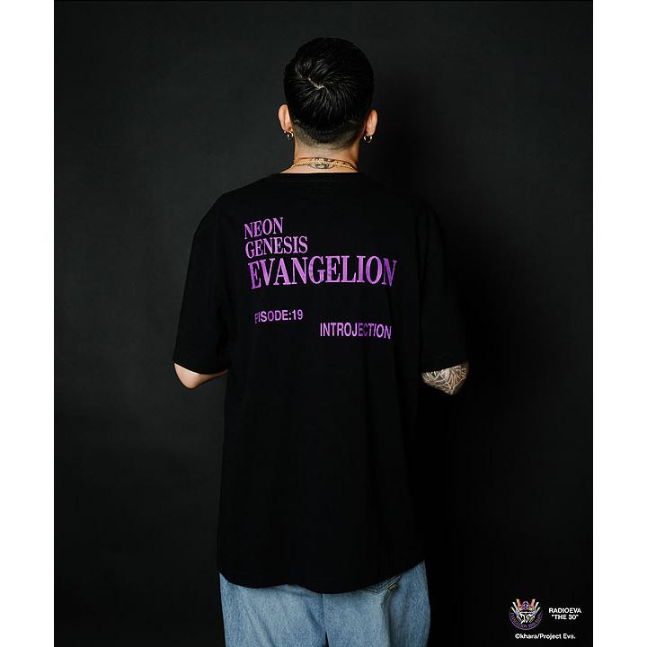 EVANGELION × Subciety SUBCIETY サブサエティ DISC8 (AWAKENING) TEE atftps Subciety（サブサエティ） EVANGELION × Tシャツ SUBCIETY DISC8