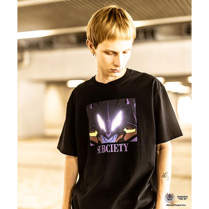 Subciety（サブサエティ） EVANGELION × Tシャツ SUBCIETY DISC8