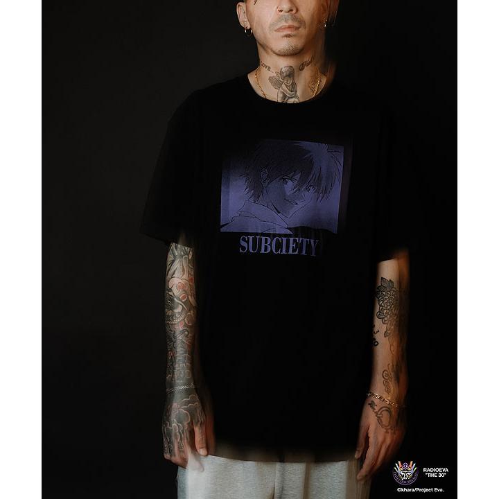 Subciety（サブサエティ） EVANGELION × Tシャツ SUBCIETY DISC9