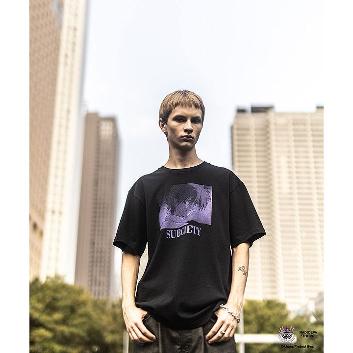 Subciety（サブサエティ） EVANGELION × Tシャツ SUBCIETY DISC9