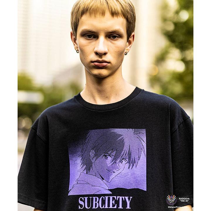 Subciety（サブサエティ） EVANGELION × Tシャツ SUBCIETY DISC9