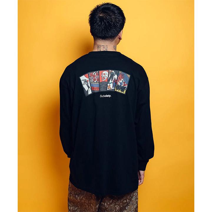 SUBCIETY サブサエティ Five lights L/S tee subciety メンズ Tシャツ 長袖 ロンT 五光 ストリート atftps Subciety（サブサエティ） Tシャツ SUBCIETY Five lights L/S tee