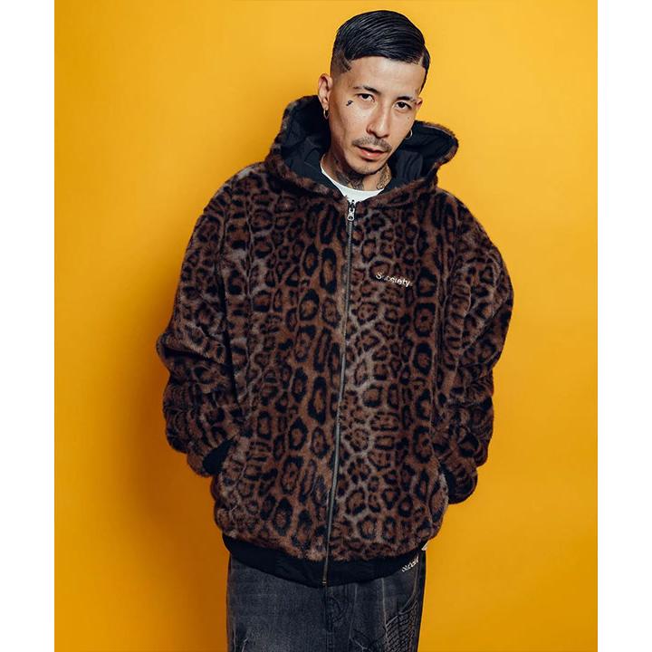 希少✨Subciety パイソン ジャケット フード アウター リバーシブル