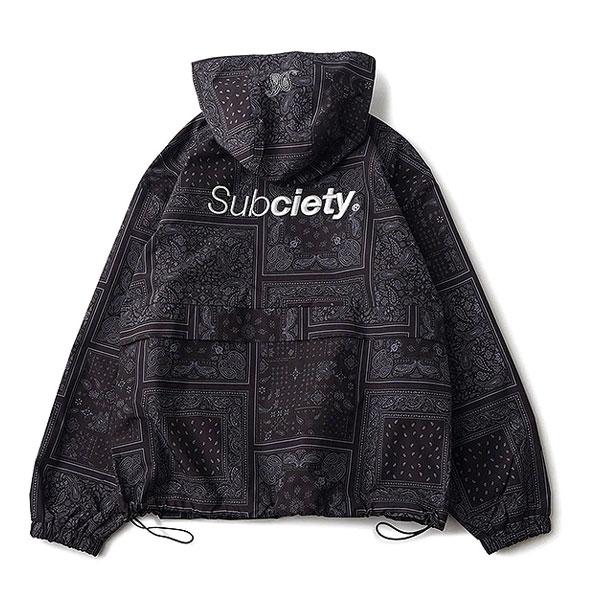 Subciety ベロア トラックジャケット 刺繍 ペイズリー Subciety（サブサエティ） SALE セール ジャケット SUBCIETY Anorak