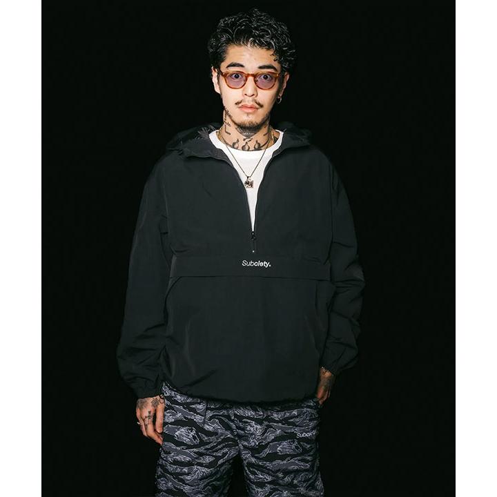 SUBCIETY サブサエティ Anorak parka subciety メンズ ジャケット アノラック ペイズリー柄 ハーフジップ 送料無料 ストリート atfjkt Subciety（サブサエティ） ジャケット SUBCIETY Anorak parka subciety