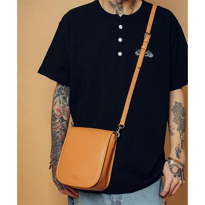 Subciety Leather mini hunting bag【最終値下げ】 Subciety（サブサエティ） ショルダーバッグ SUBCIETY Leather mini