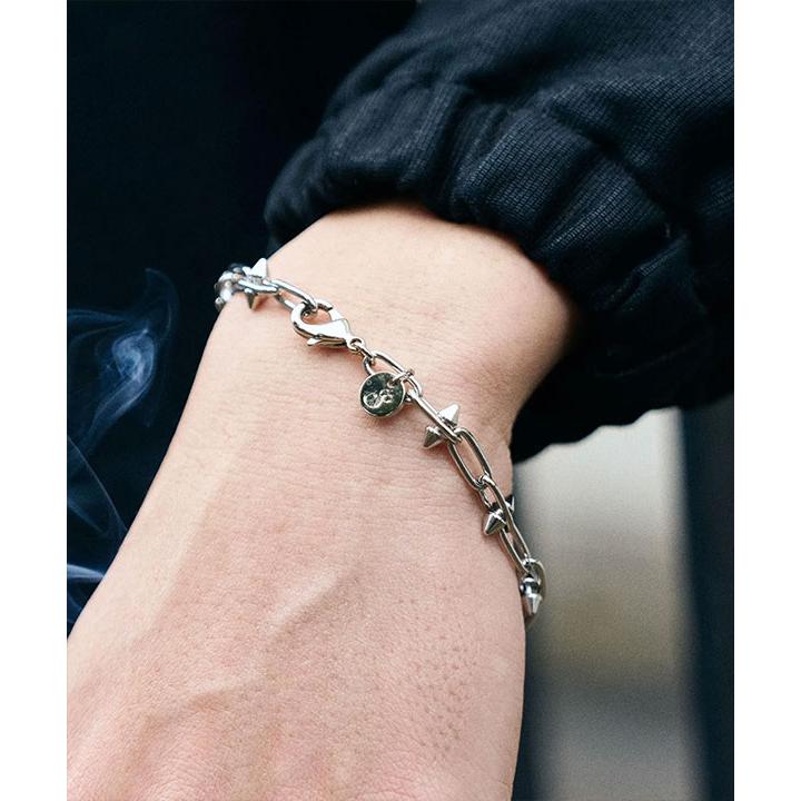 サブサエティ ブレスレット SUBCIETY Spike chain bracelet subciety メンズ チェーンブレスレット スパイクチェーン ジュエリーの画像