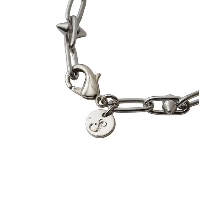 サブサエティ ブレスレット SUBCIETY Spike chain bracelet subciety メンズ チェーンブレスレット スパイクチェーン ジュエリーの画像