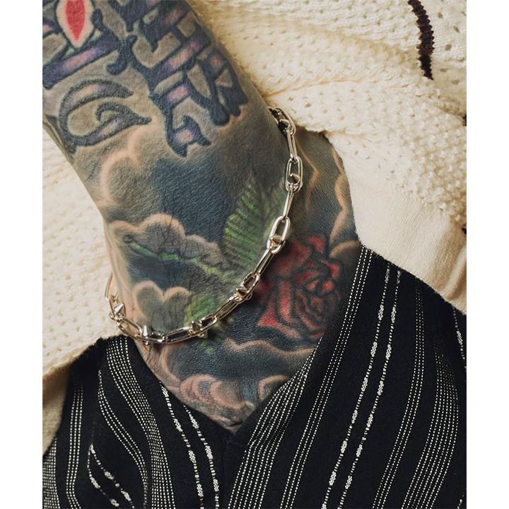 サブサエティ ブレスレット SUBCIETY Spike chain bracelet subciety メンズ チェーンブレスレット スパイクチェーン ジュエリーの画像