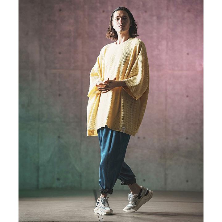 春夏 2nd 先行予約 5月下旬〜6月上旬入荷予定 グリムクラップ Tシャツ GLIMCLAP Jacquard texture T-shirt メンズ 送料無料 【phiten】