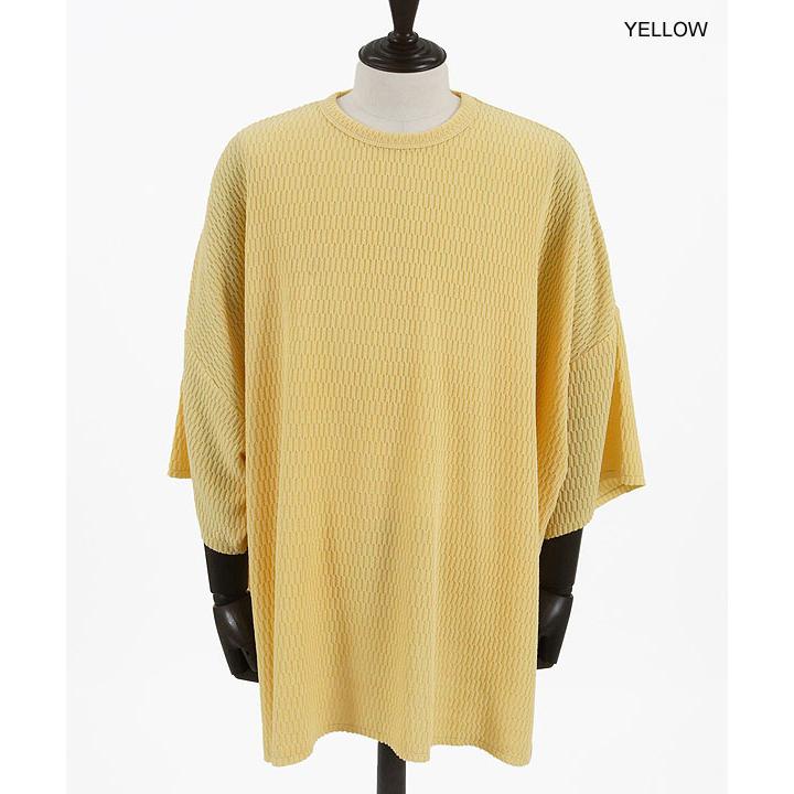 春夏 2nd 先行予約 5月下旬〜6月上旬入荷予定 グリムクラップ Tシャツ GLIMCLAP Jacquard texture T-shirt メンズ 送料無料 【phiten】