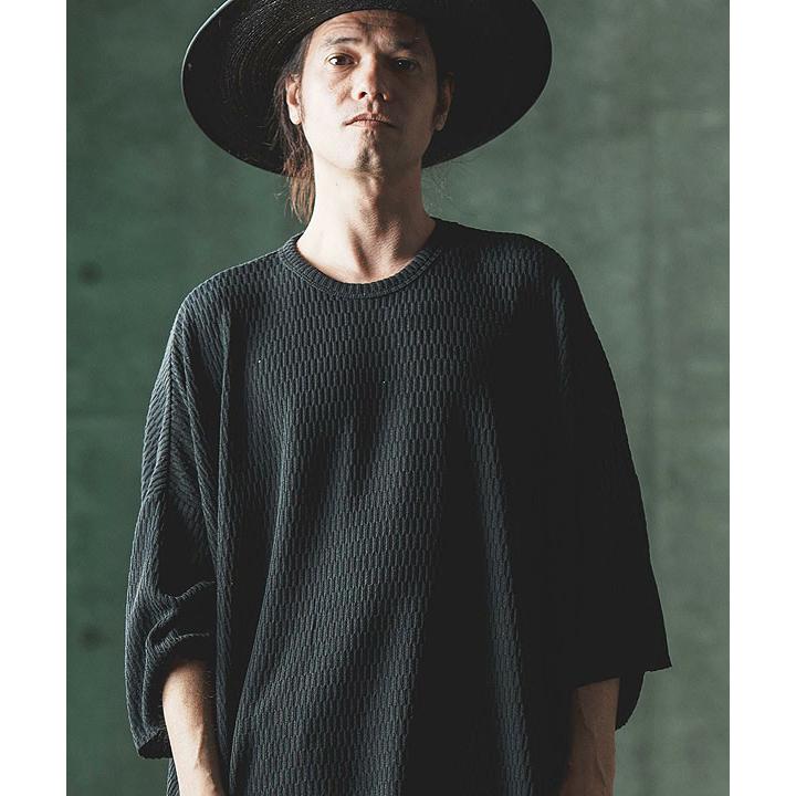 春夏 2nd 先行予約 5月下旬〜6月上旬入荷予定 グリムクラップ Tシャツ GLIMCLAP Jacquard texture T-shirt メンズ 送料無料 【phiten】