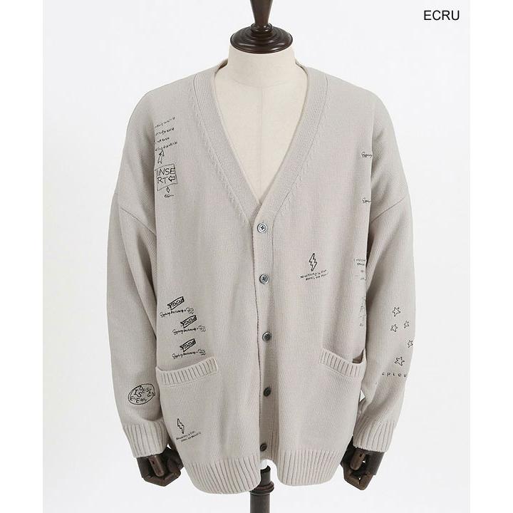 GLIMCLAP グリムクラップ カーディガン GLIMCLAP Sprinkled embroidery