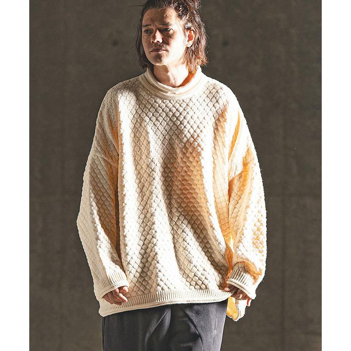 2024 秋冬 3rd 先行予約 12月上旬〜中旬入荷予定 GLIMCLAP グリムクラップ Logo jacquard snood メンズ スヌード atfacc GLIMCLAP 2024 秋冬 3rd 先行予約 12月上旬〜中旬入荷予定 グリム