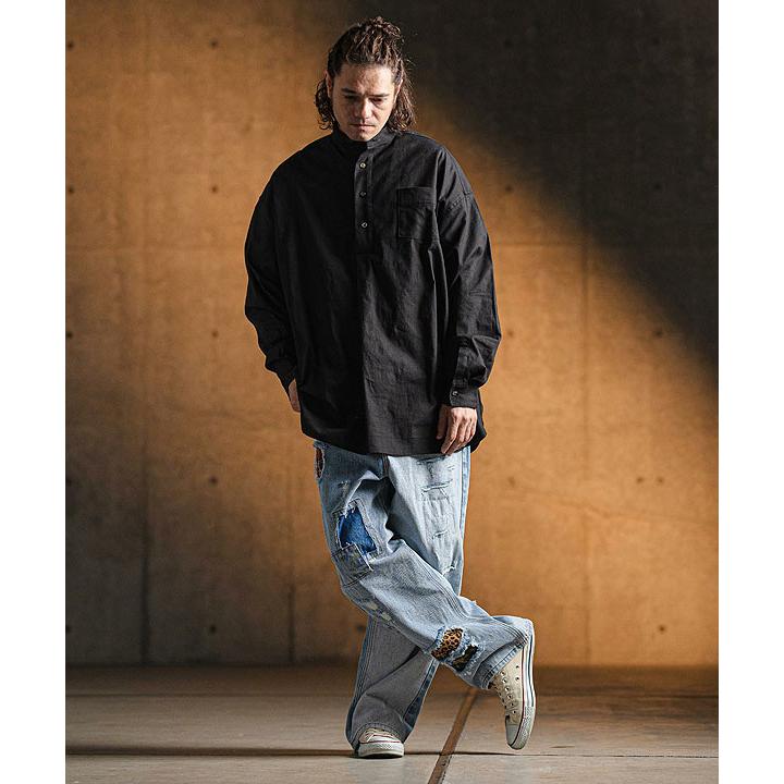 GLIMCLAP グリムクラップ パンツ GLIMCLAP Distressed denim pants