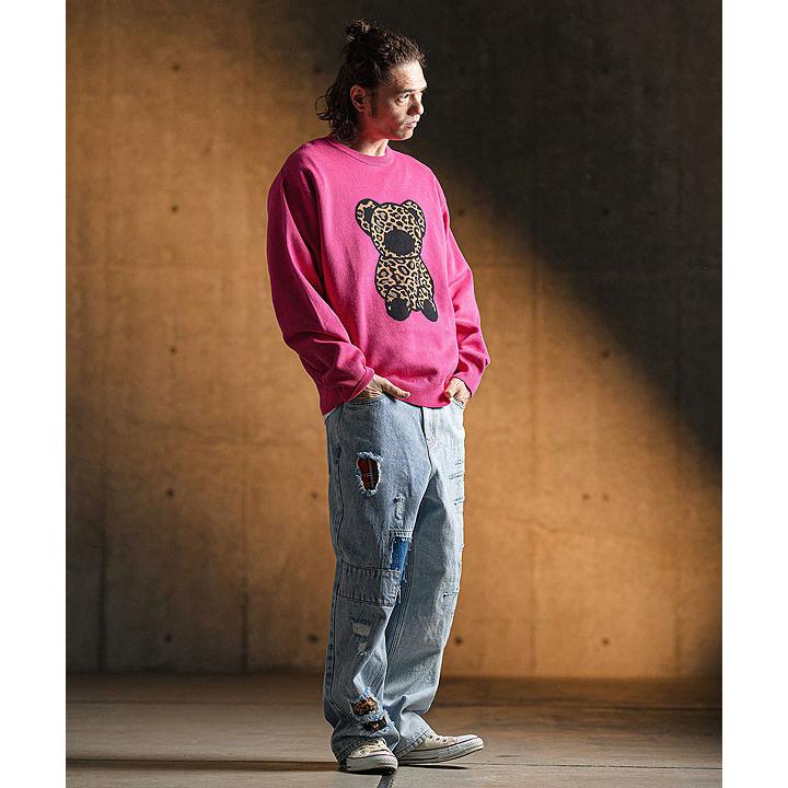 GLIMCLAP グリムクラップ パンツ GLIMCLAP Distressed denim pants