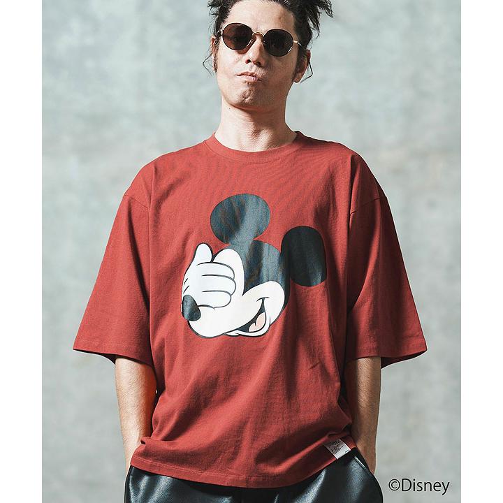 【新品】GLIMCLAP グリムクラップ ミッキープリントTシャツ M GLIMCLAP グリムクラップ Tシャツ GLIMCLAP Printed T-shirt【Mickey