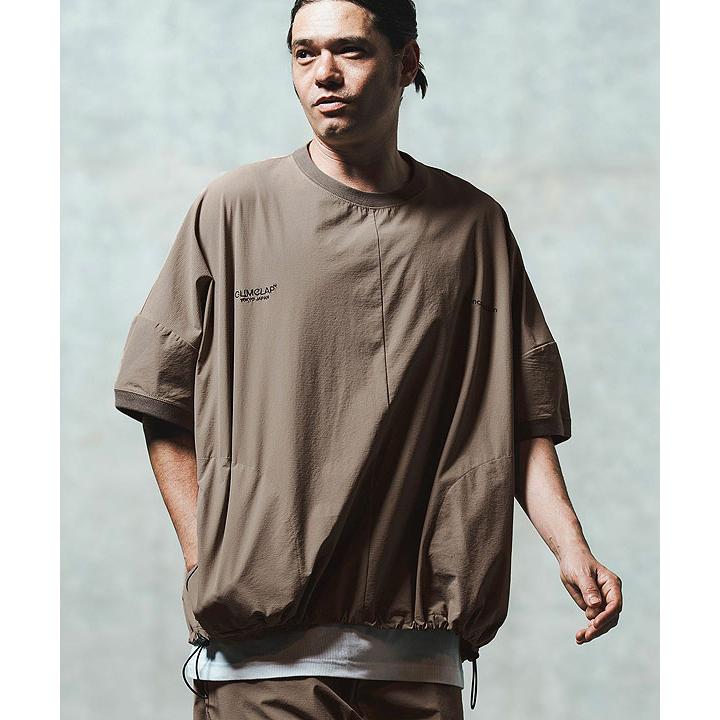 2025 春夏 2nd 先行予約 6月上旬〜中旬入荷予定 GLIMCLAP グリムクラップ Mini-ripstop nylon fabric short-sleeve pullover atftps GLIMCLAP 2025 春夏 2nd 先行予約6月上旬〜中旬入荷予定 グリム