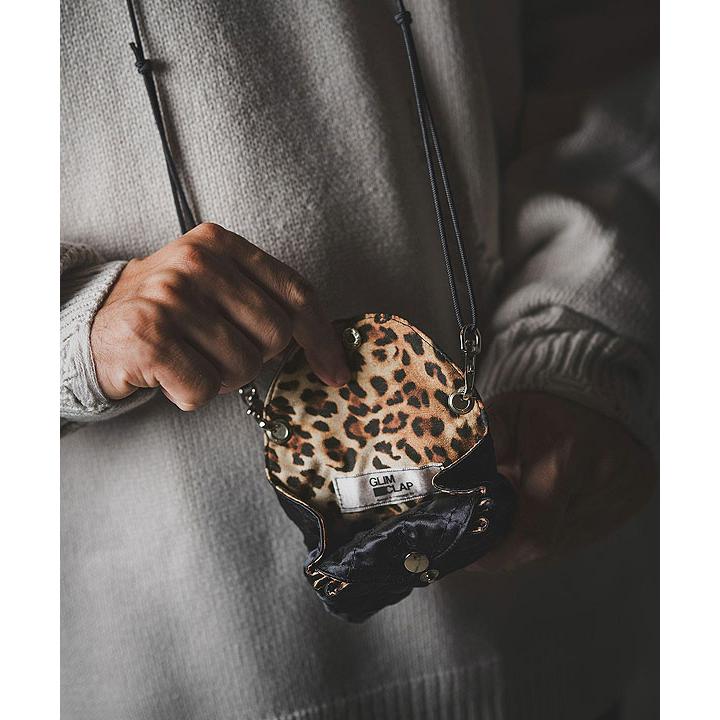 バッグ GLIMCLAP Two pockets design mini bag GLIMCLAP グリムクラップ ポーチ Two pockets design mini bag