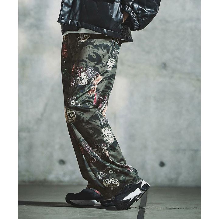 GLIM CLAP フラワープリントパンツ(正規品) GLIMCLAP 2025 秋冬 2nd 先行予約 10月上旬〜中旬入荷予定