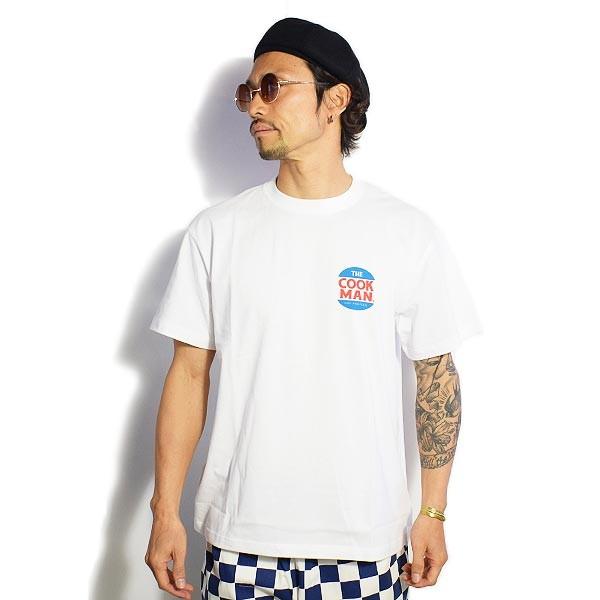 COOKMAN クックマン 半袖 Tシャツ Tshirts Burgers menu WHITE