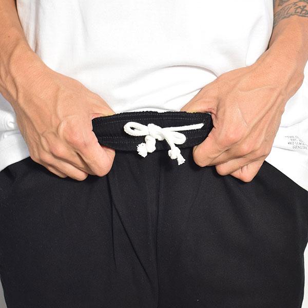 COOKMAN クックマン バーテンダーパンツ BARTENDERS PANTS BLACK メンズ イージーパンツ ショーツ レディース