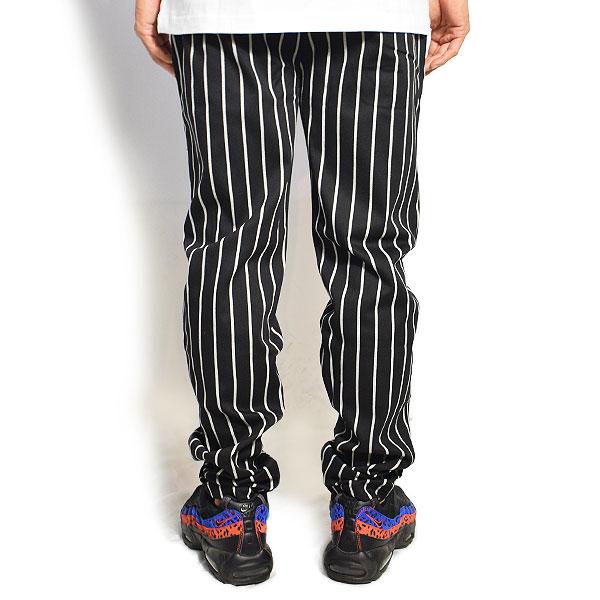 COOKMAN クックマン バーテンダーパンツ BARTENDERS PANTS STRIPE BLACK メンズ イージーパンツ レディース
