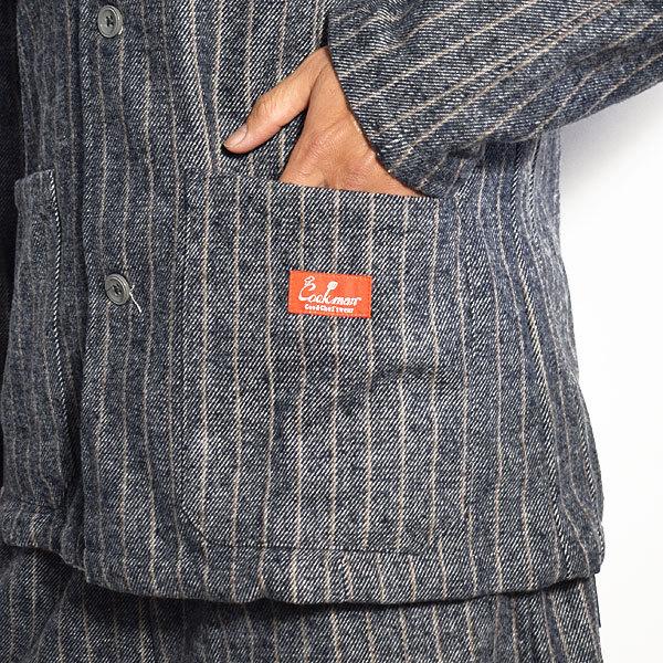 COOKMAN（クックマン） ジャケット LAB JACKET WOOL MIX STRIPE LIGHT